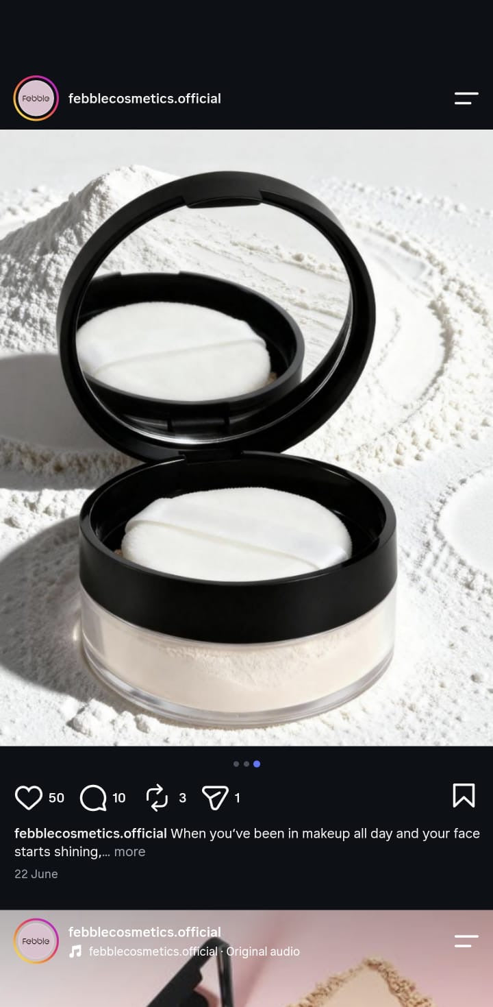 Febble Studio Fix 12H Baking & Brightening Loose Powder 9.6g