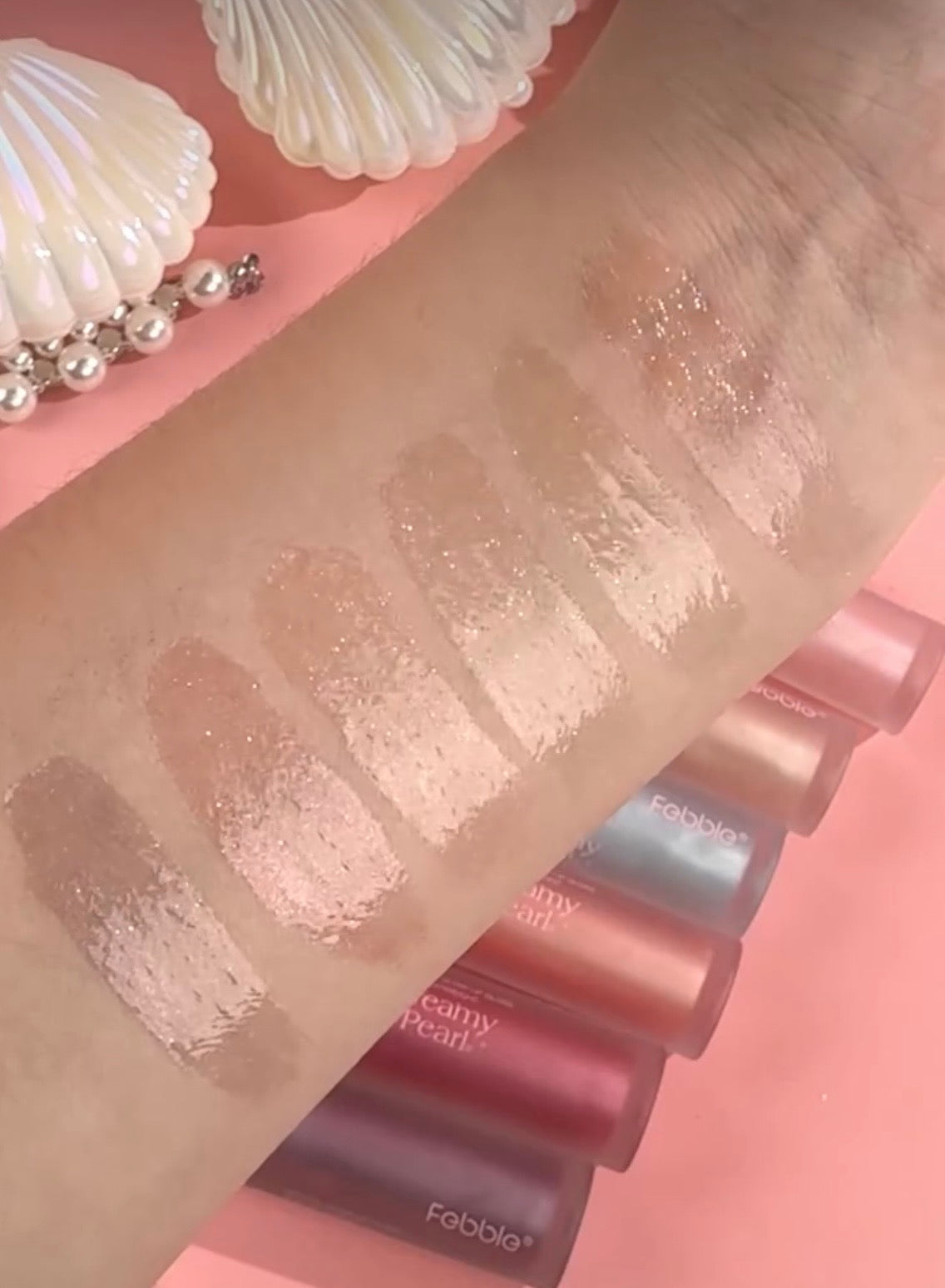 Febble Dreamy Pearl Crystal Glow Lip Gloss 5g