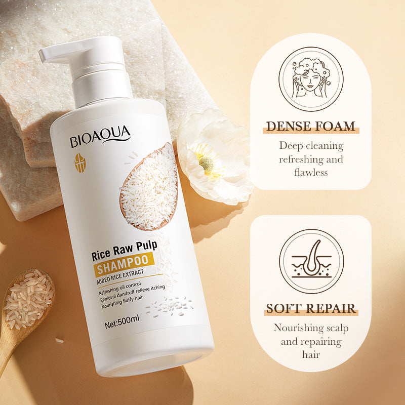 BIOAQUA Rice Raw Pulp Shampoo