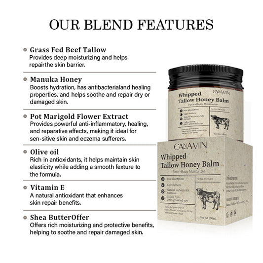 Hand Whipped Tallow - Organic Body Butter