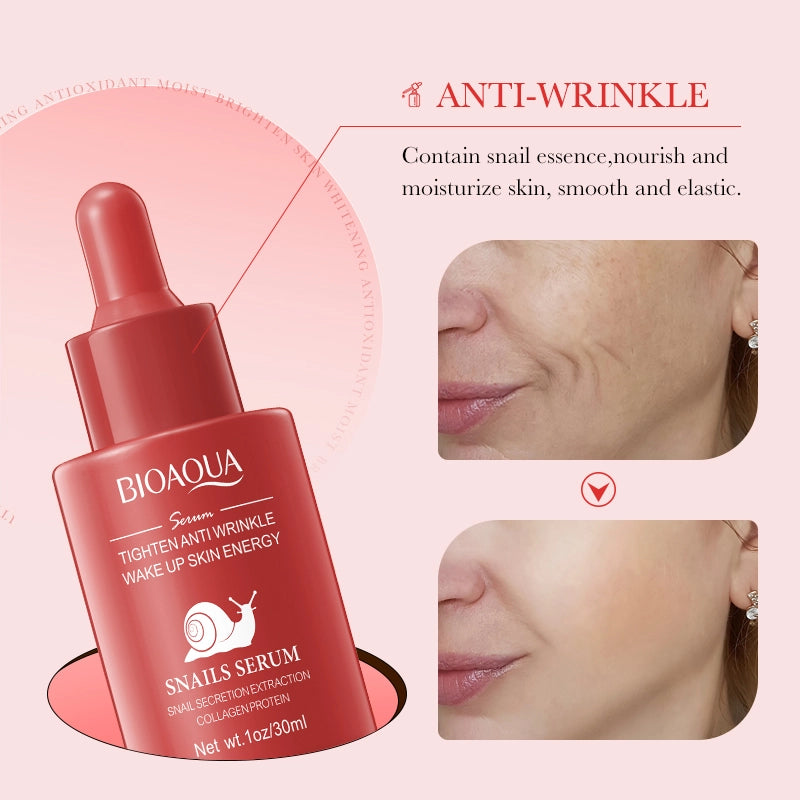 BIOAQUA Tighten Anti Wrinkle Snails Face Serum 30ml