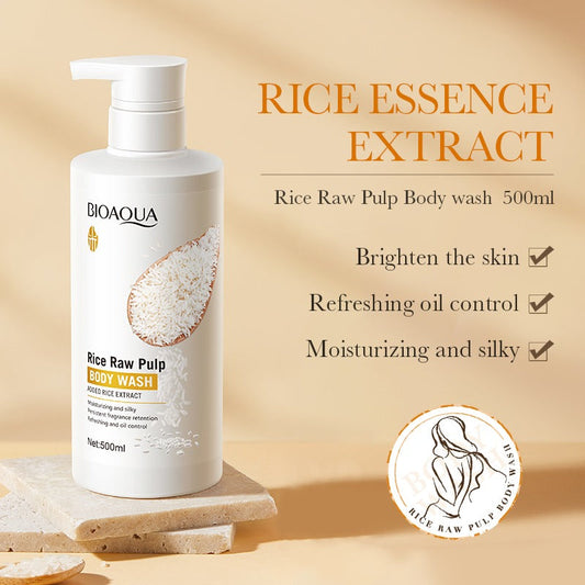 BIOAQUA Rice Raw Pulp Body Wash