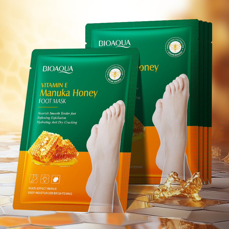 BIOAQUA Vitamin E Manuka Honey Foot Mask