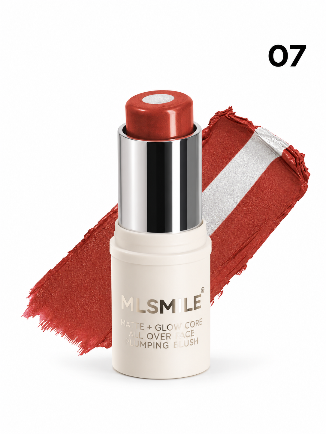 MLSMILE 2-in-1 Matte & Glow Cream Blush Stick 7g