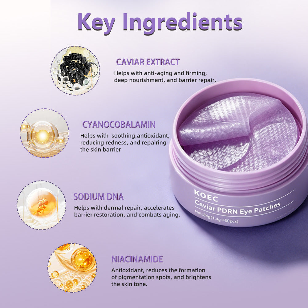 Koec caviar PDRN eye Patches