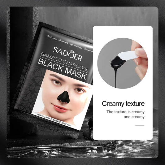 Sadoer Charcoal Nose Strip for Blackhead Removal and T-Zone Care 6g×10pcs