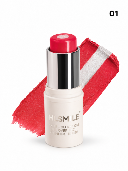 MLSMILE 2-in-1 Matte & Glow Cream Blush Stick 7g