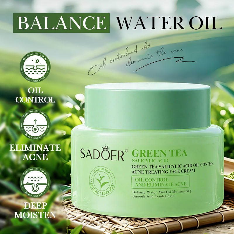 SADOER - Green Tea Salicylic Acid Face Cream 50g