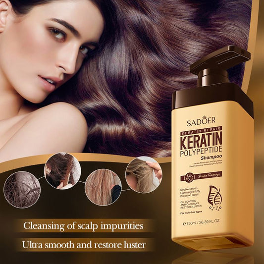 Sadoer Keratin Polypeptide Hair Shampoo 750ml