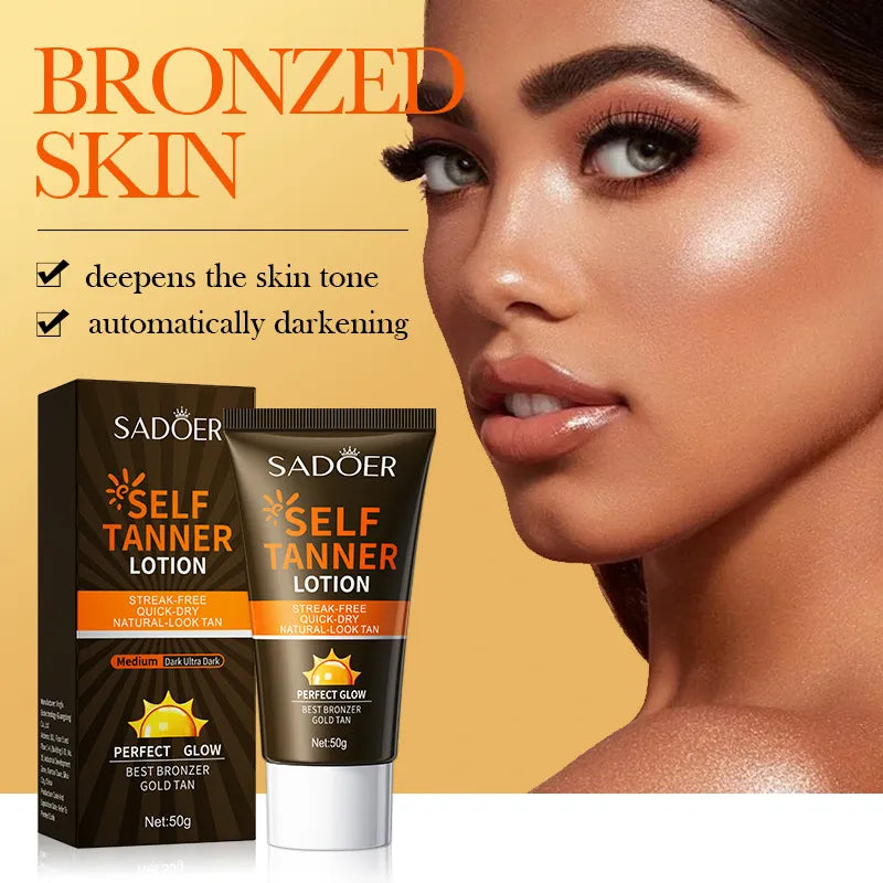 Tanning Cream for Natural Dark Bronze Tan 50g– SADOER