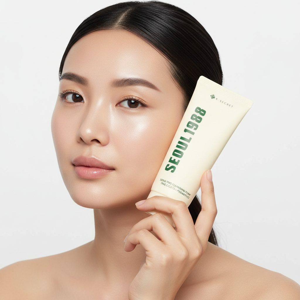 K-secret Seoul 1988 Cleansing Foam: Pine Cica 1% + Probiotics