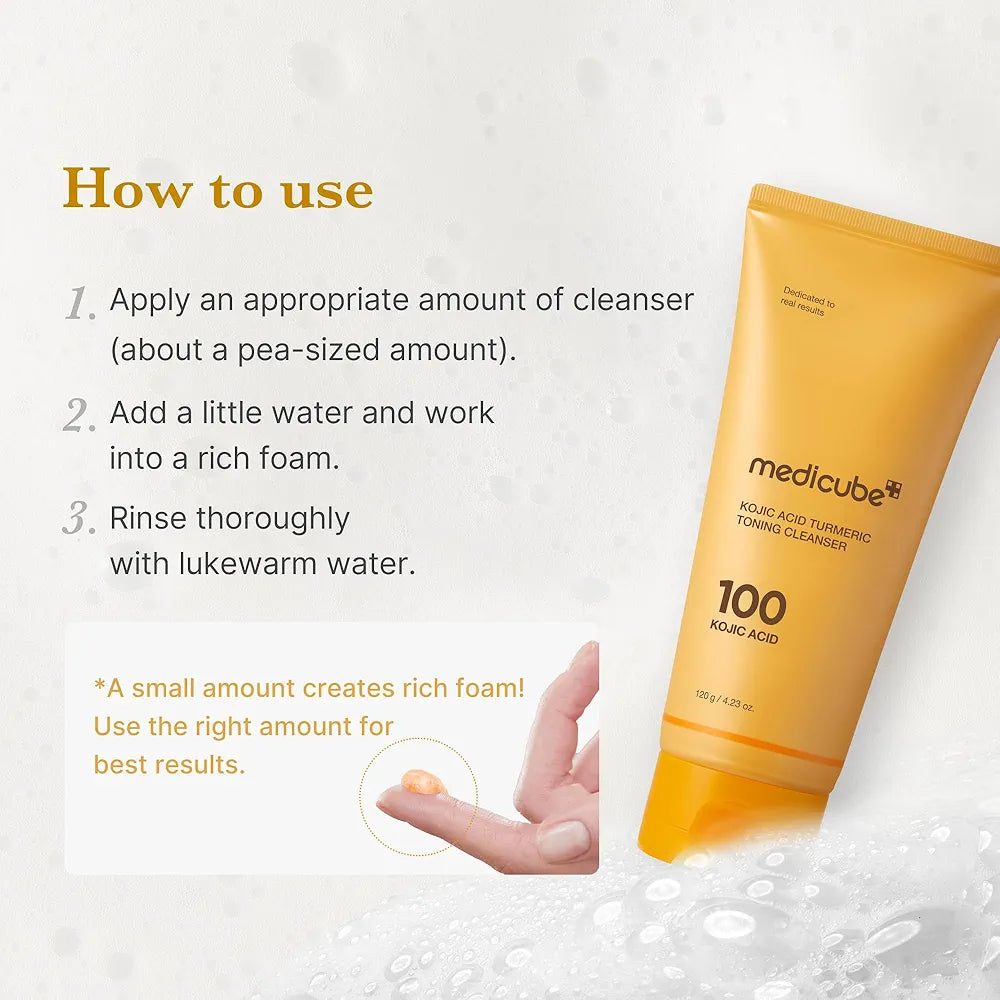 Medicube Kojic Acid Turmeric Cleanser 120g