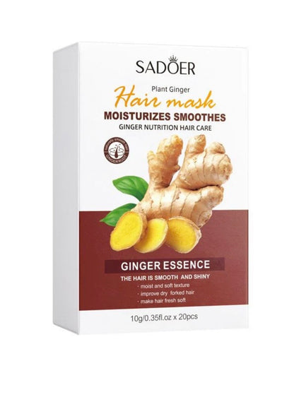 SADOER - Ginger Hair Mask Sachets 10g x 20pcs