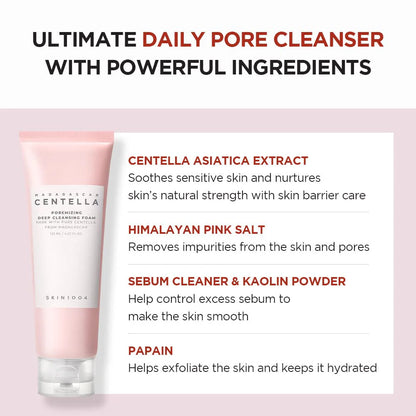 Skin1004 Centella Poremizing Deep Cleansing Foam 125ml