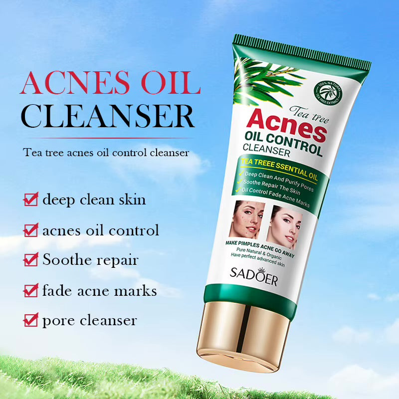 SADOER - Tea Tree Acne Oil Control Cleanser [100g]