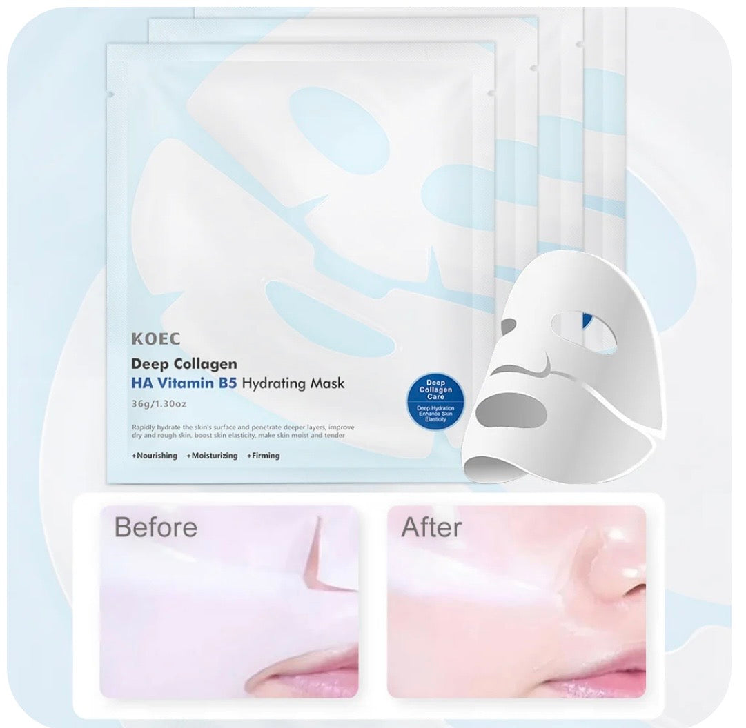 KOEC Deep Collagen HA & VB5 Gel Peel Off Mask [36g]