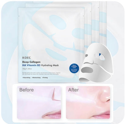 KOEC Deep Collagen HA & VB5 Gel Peel Off Mask [36g]