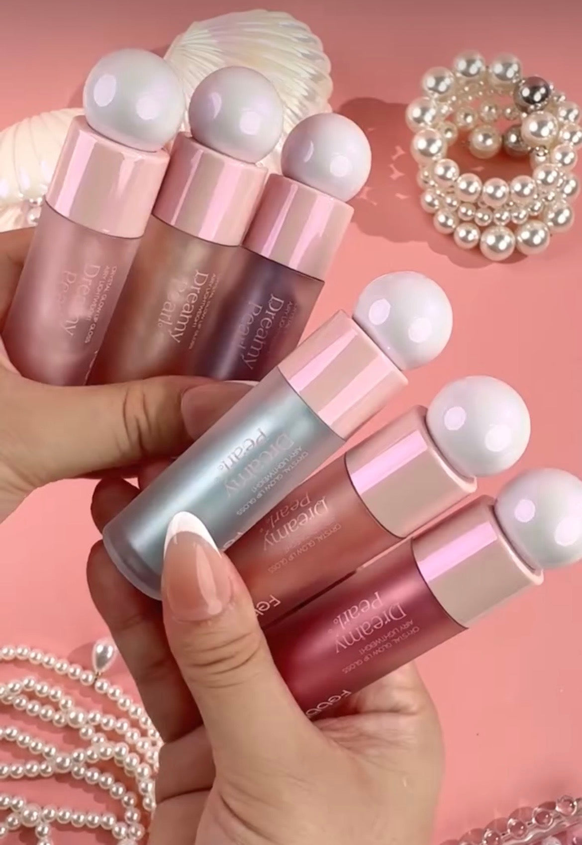Febble Dreamy Pearl Crystal Glow Lip Gloss 5g