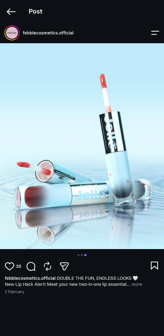 Febble Peel & Chill Lip Liner - Lip Gloss Duo