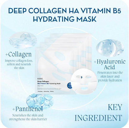 KOEC Deep Collagen HA & VB5 Gel Peel Off Mask [36g]