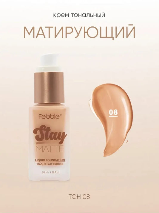 Febble Stay Matte Liquid Foundation 38ML
