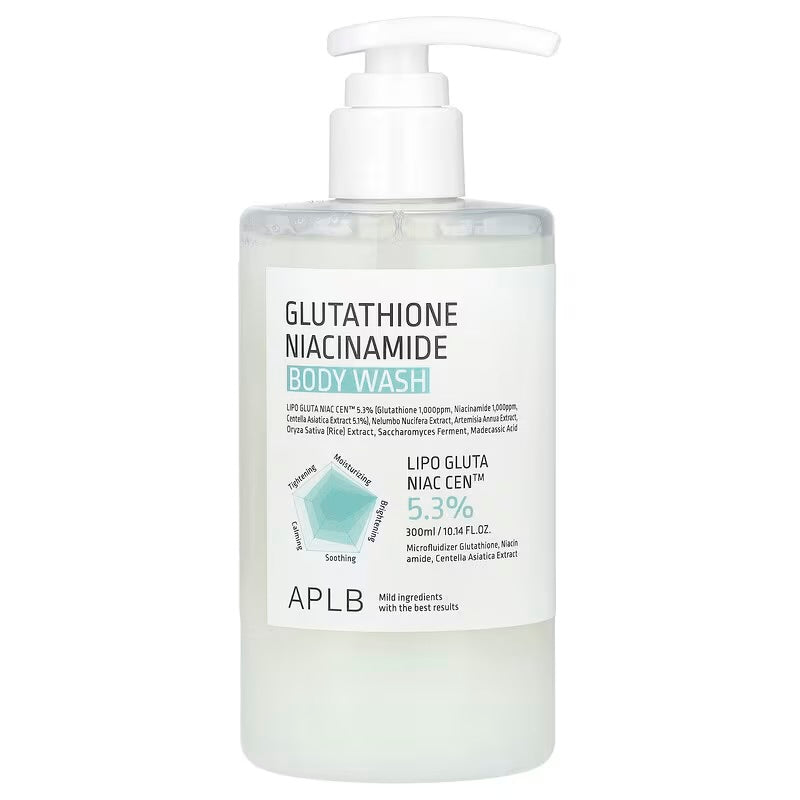 APLB Glutathione Niacinamide 5.3% Body Wash 300ml