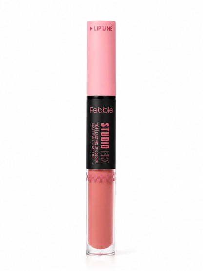 Febble Studio Fix 16H Creamy Lip Liner & Glassy Lip Gloss