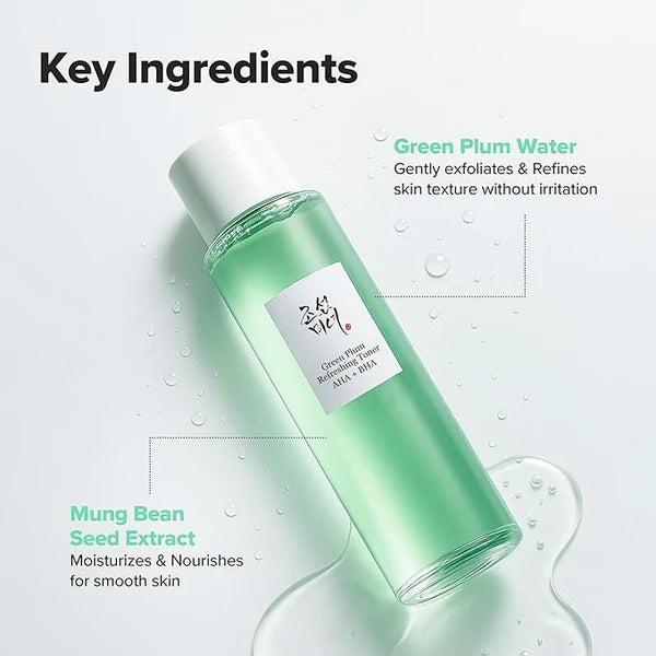 Beauty of Joseon Green Plum Refreshing Toner: AHA + BHA 150ml