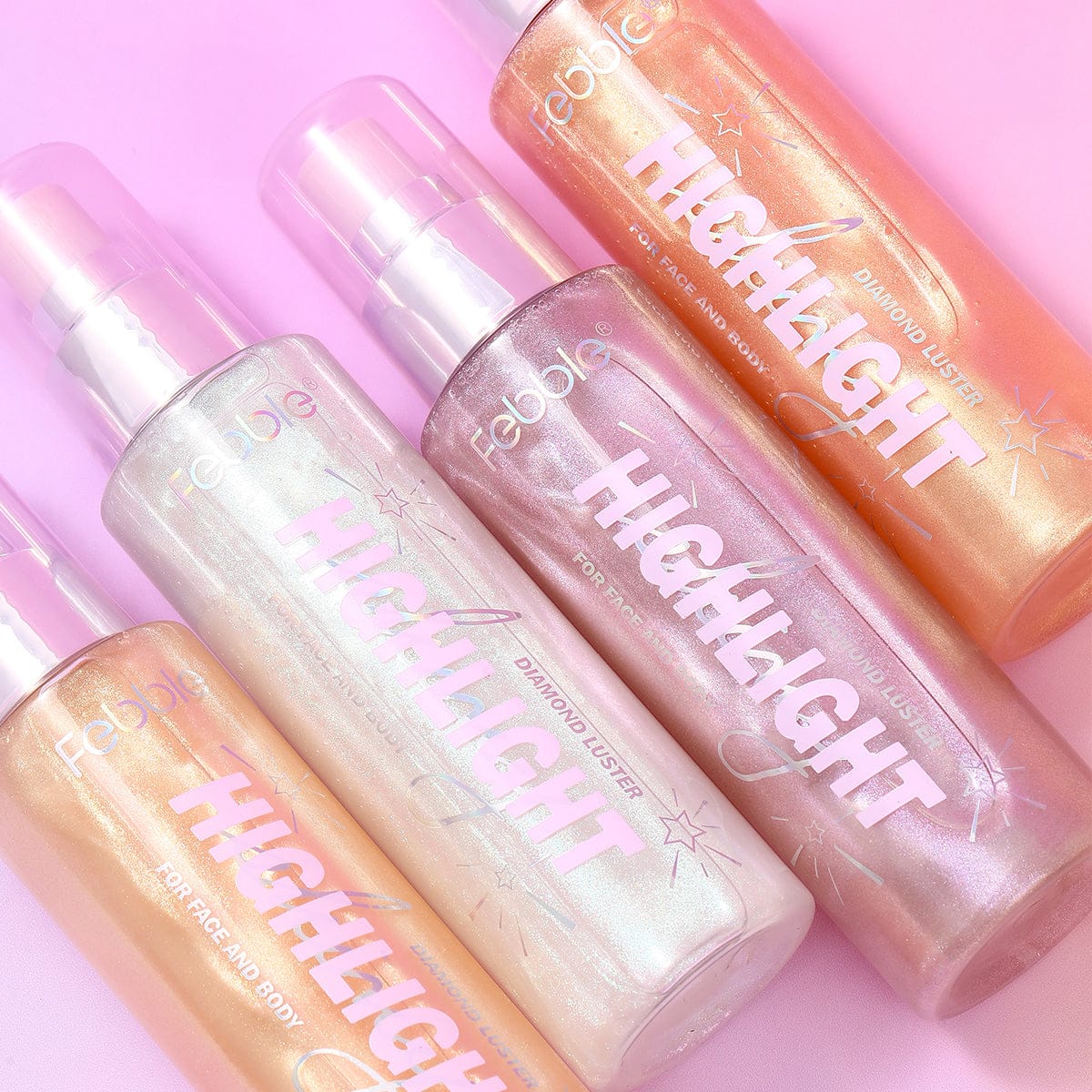 Febble Diamond Luster Highlight Face and Body Spray