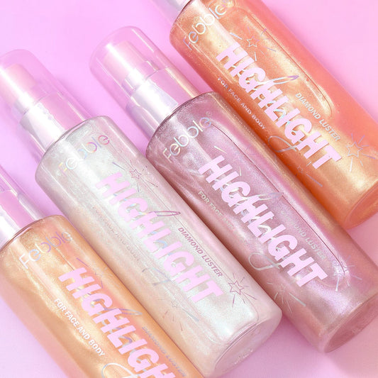 Febble Diamond Luster Highlight Face and Body Spray