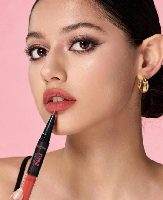 Febble Studio Fix 16H Creamy Lip Liner & Glassy Lip Gloss