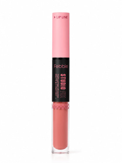 Febble Studio Fix 16H Creamy Lip Liner & Glassy Lip Gloss