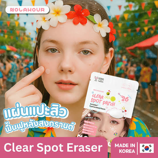 NOLAHOUR Clear Spot Hydrocolloid Patch - 10mm (14) 12mm (12)