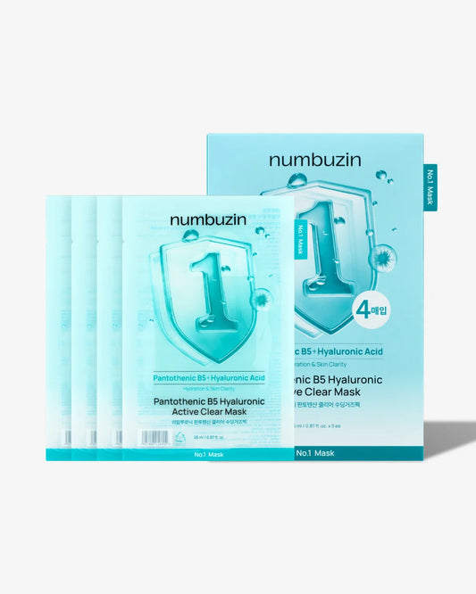 Numbuzin Pantothenic B5 + Hyaluronic Acid Active Clear Mask [26ml]