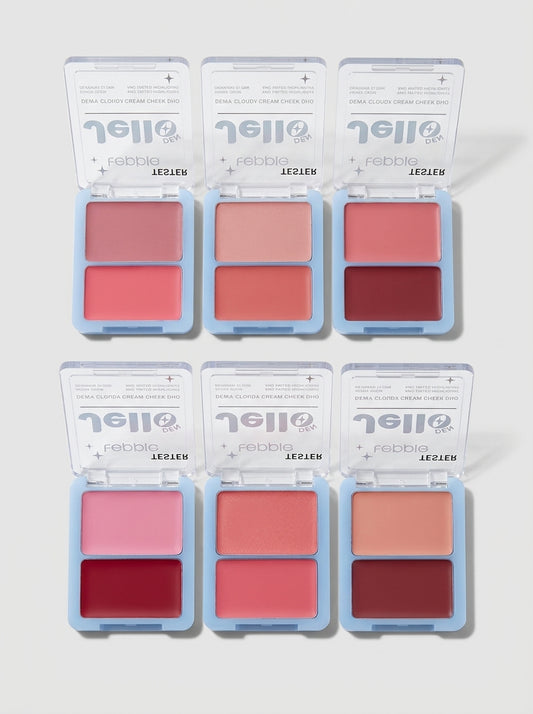 Febble Jello Dewy Cloudy Cream Cheek Duo 5.6g