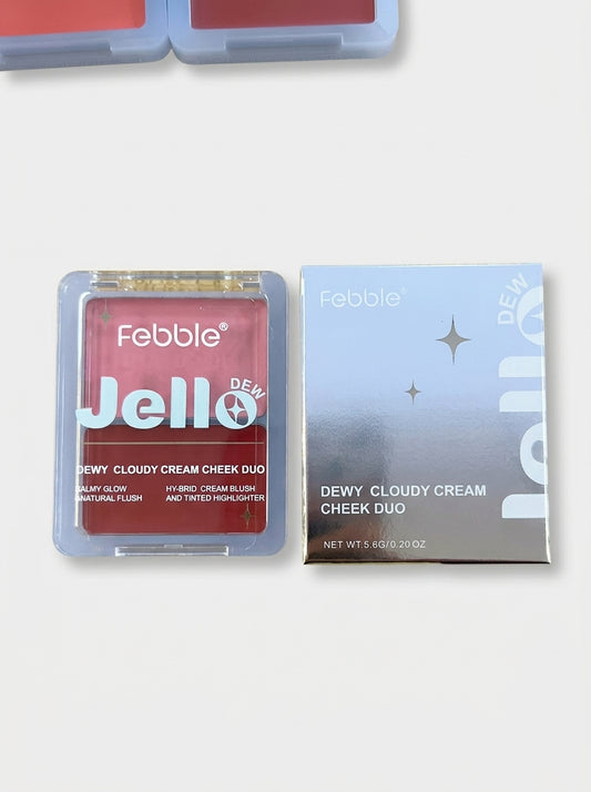 Febble Jello Dewy Cloudy Cream Cheek Duo 5.6g