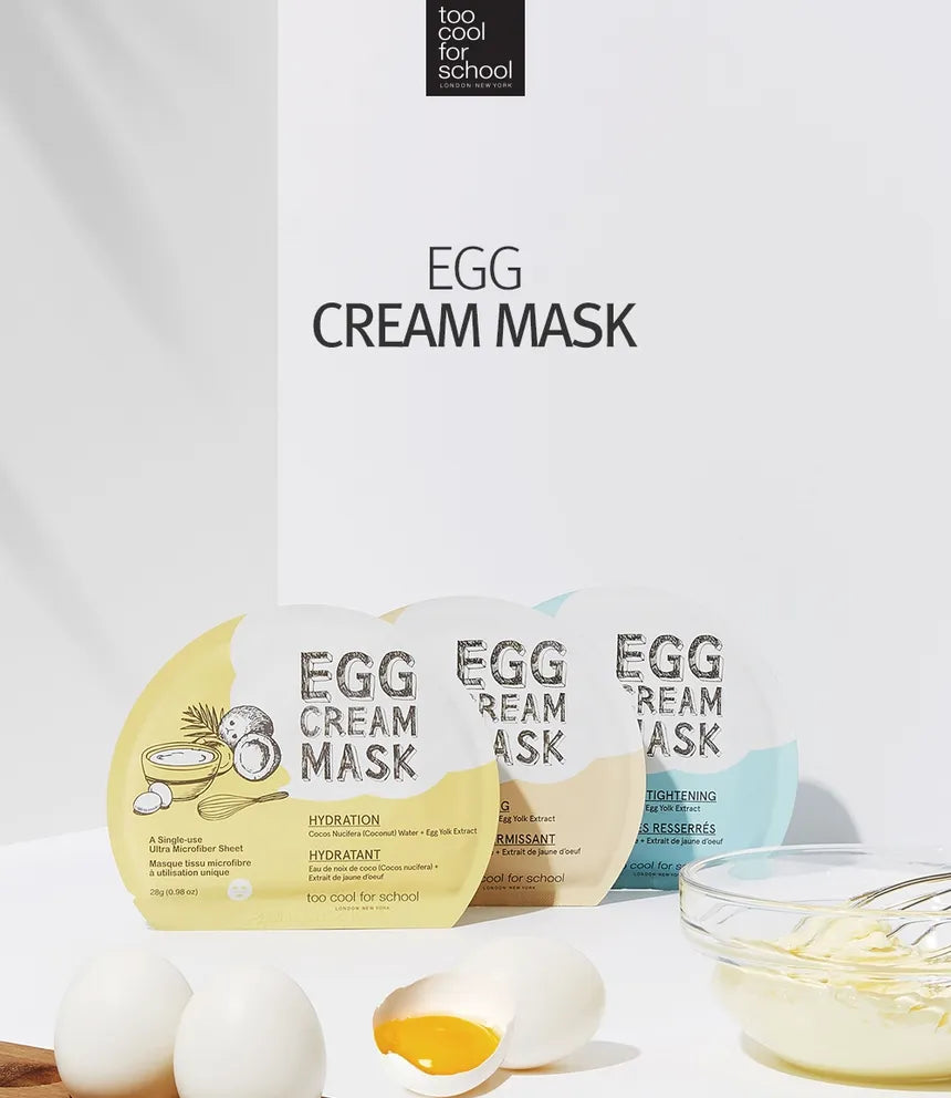 Too Cool For School Egg Cream Mask [28g]