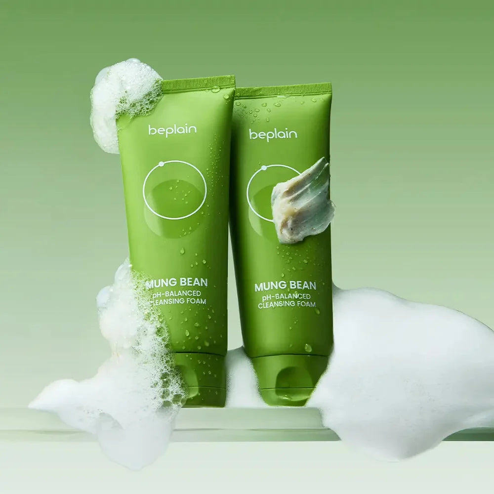 Beplain Mung Bean pH-Balanced Cleansing Foam 80ml/160ml