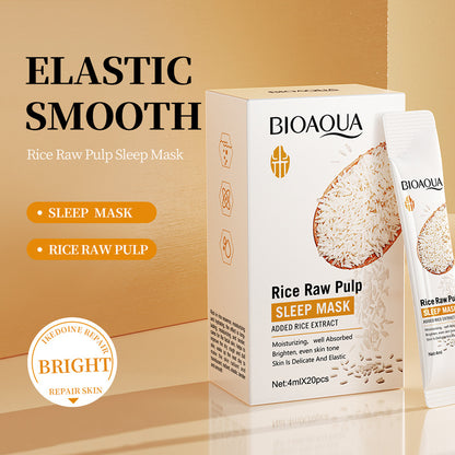 BIOAQUA Rice Raw Pulp Sleeping Mask