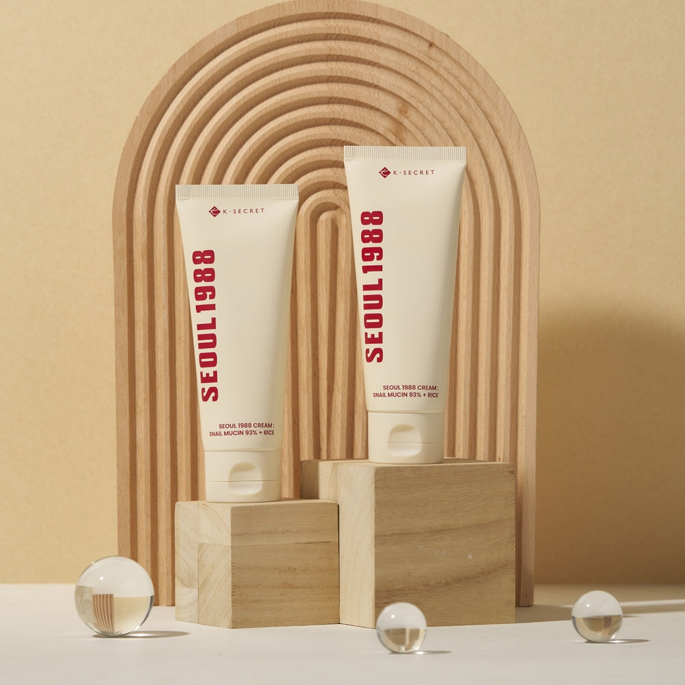 K-Secret, SEOUL 1988 Cream : Snail Mucin 93% + Rice