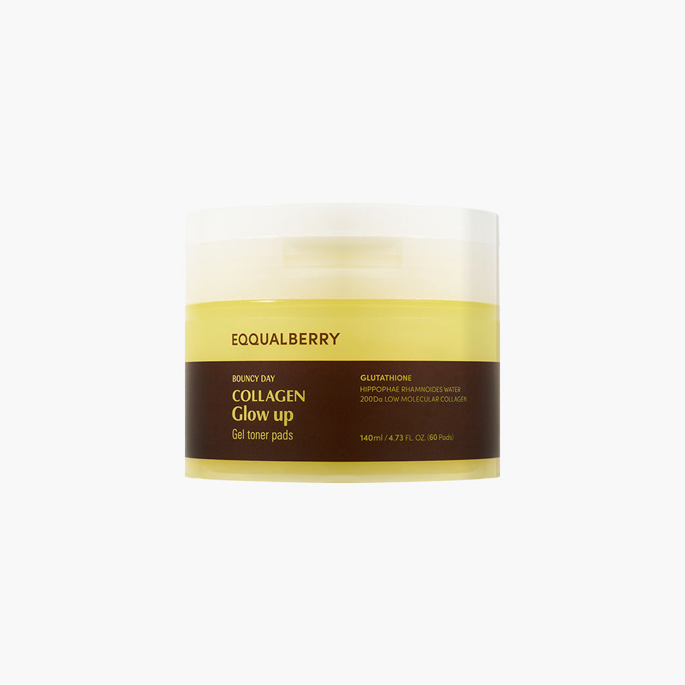 EQQUALBERRY Gel Toner Pads 60pcs [140ml]