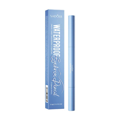 Waterproof Dual-End Brow Pencil Smudge Proof 0.4g SADOER