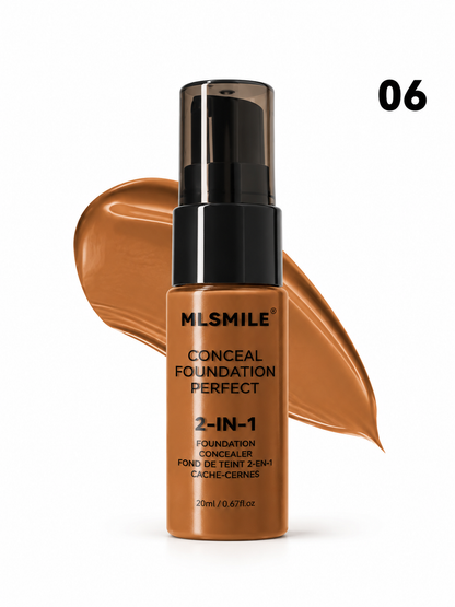 MLSMILE 2-in-1 Foundation & Concealer 20ml