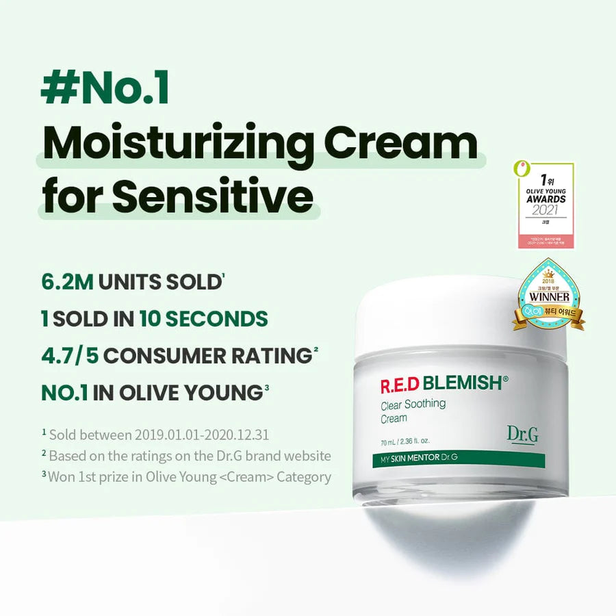 Dr.G R.E.D Blemish Clear Soothing Cream 70ml