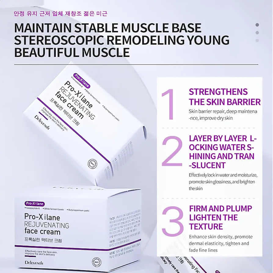 DeEleventh Pro-Xylane Rejuvenating Anti-Wrinkle Face Cream 30g
