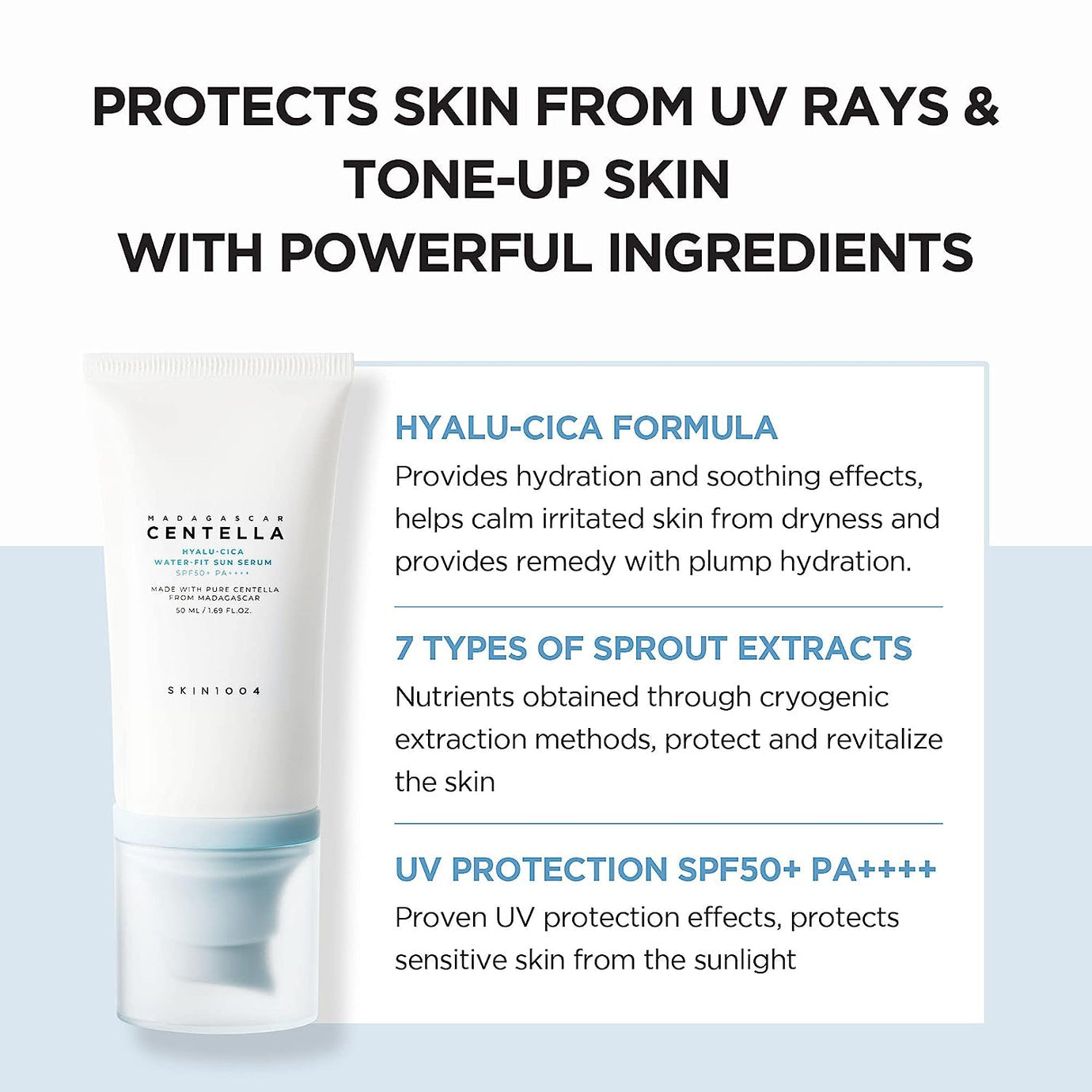 Centella Hyalu-Cica Water-Fit Sun Serum SPF50+ 100ml