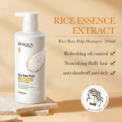 BIOAQUA Rice Raw Pulp Shampoo