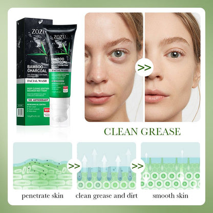 ZOZU Black Charcol Oil Control Deep Facial Wash 120g