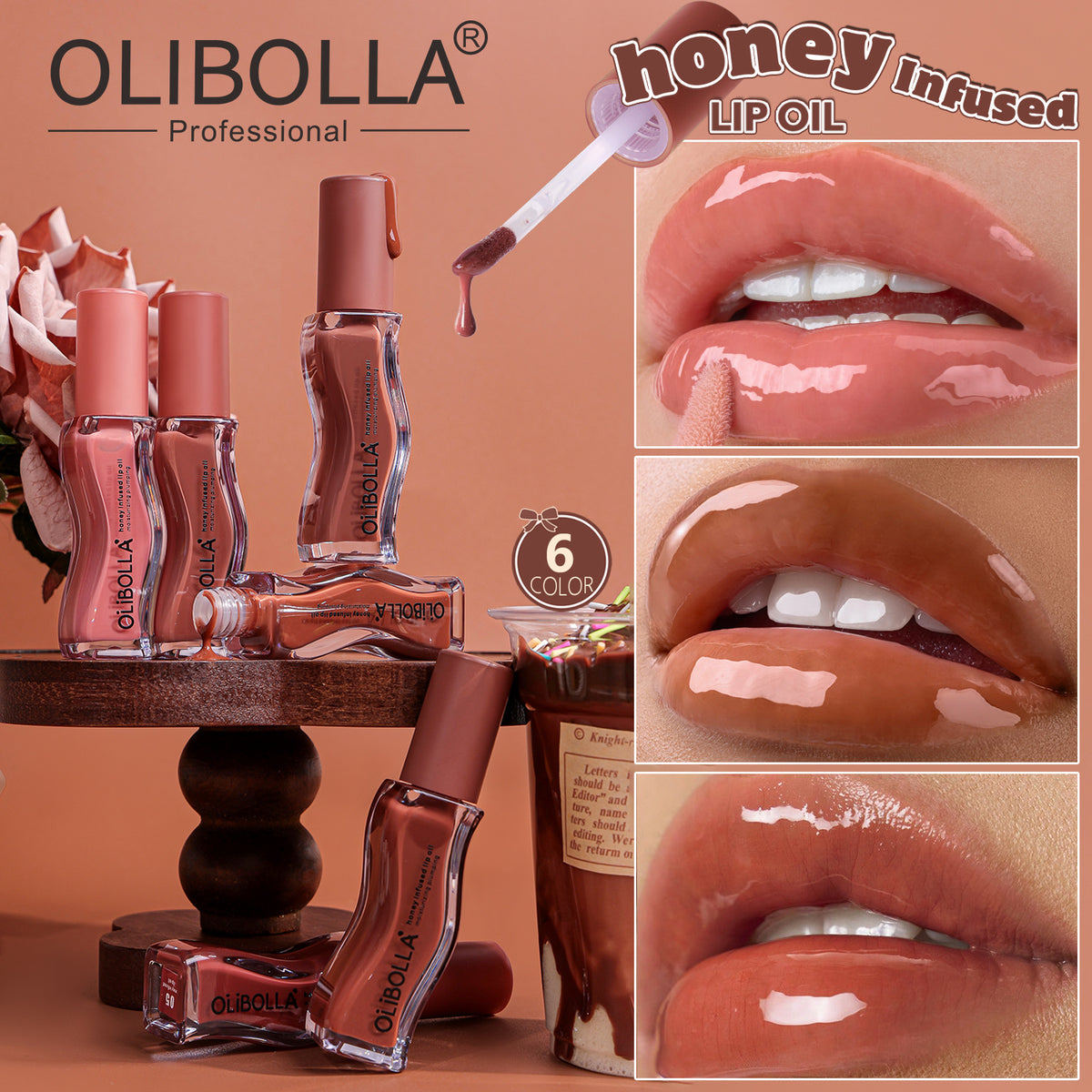 Olibolla Honey Infused Lip Oil  [6.5ml]