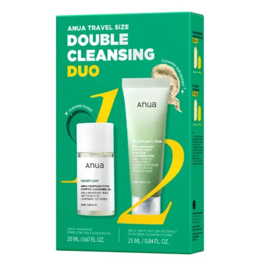 Anua - Travel Size Double Cleansing Duo Oil 20ml + Foam 25ml